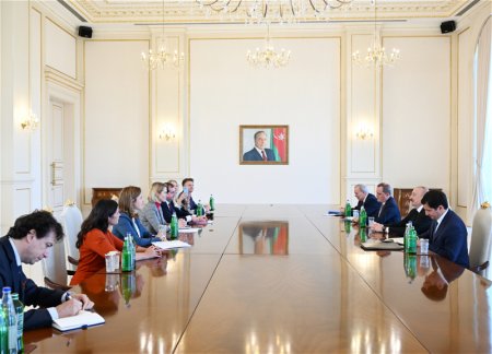 Ильхам Алиев принял делегацию Евроcоюза