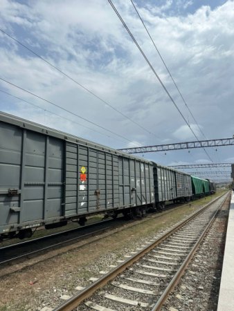 Через территорию Азербайджана транзитом в Армению отправлена очередная партия удобрений и зерна