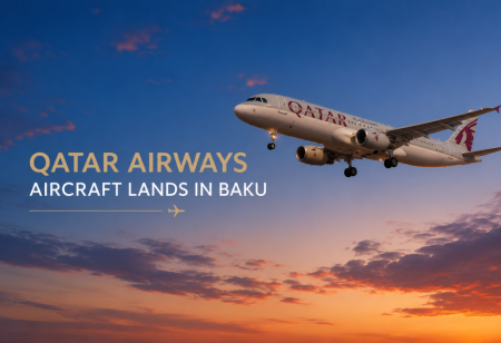 Самолет Qatar Airways совершил посадку в Баку в качестве запасного аэродрома