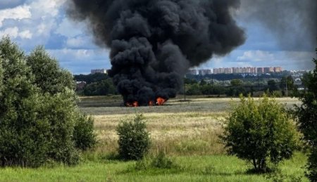 В Московской области потерпел крушение истребитель Су-57