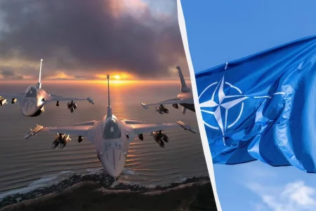 Истребители НАТО сбили БПЛА в воздушном пространстве Латвии