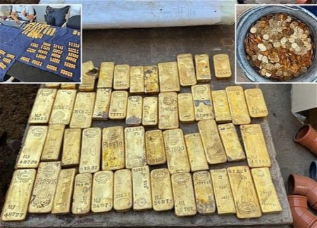 В Бельгии рабочие нашли в стене старого здания золото на $10 млн