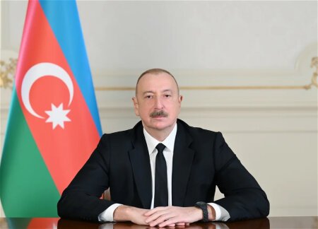Ильхам Алиев направил обращение участникам международной конференции, проходящей в Баку