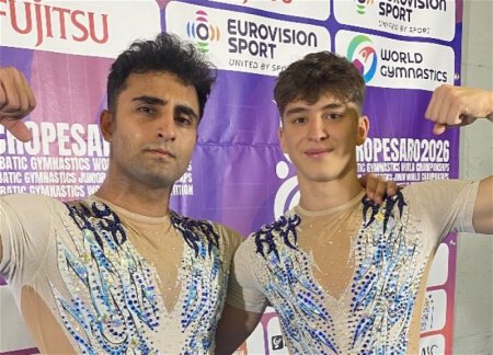 Азербайджанские акробаты вышли в финал чемпионата мира