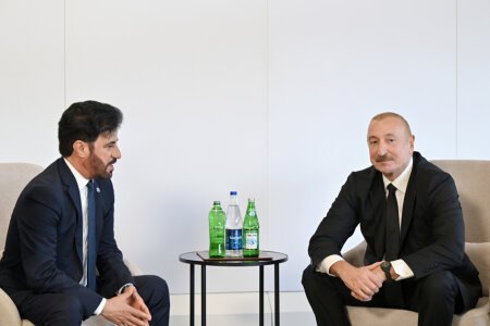 Президент Ильхам Алиев встретился с президентом Международной автомобильной федерации