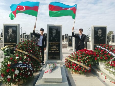 Почтена память героя Отечественной войны Азада Гумбатова