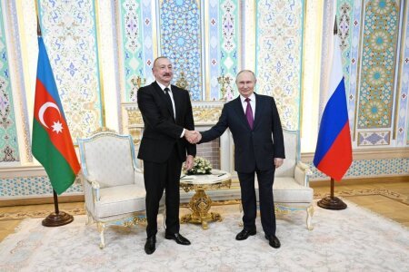 Ильхам Алиев поздравил Путина