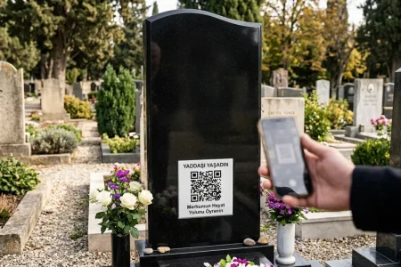 QR-коды на надгробиях
